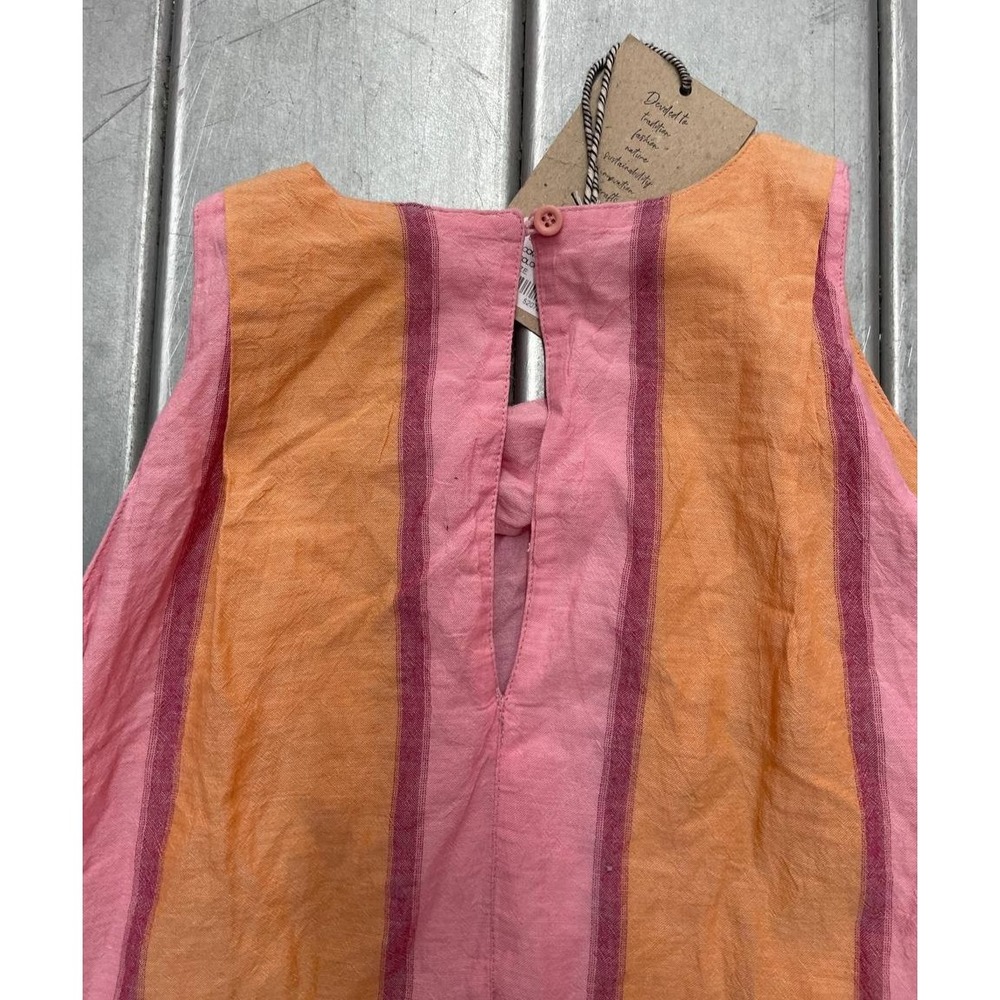 Devotion Twins Oversize Flowy Maxi Dress Womens One Size Pink Orange Boho NWT - Picture 11 of 11